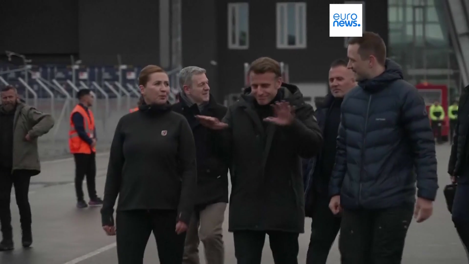 'Video thumbnail for 'Message of solidarity and friendship': Emmanuel Macron visits Greenland'