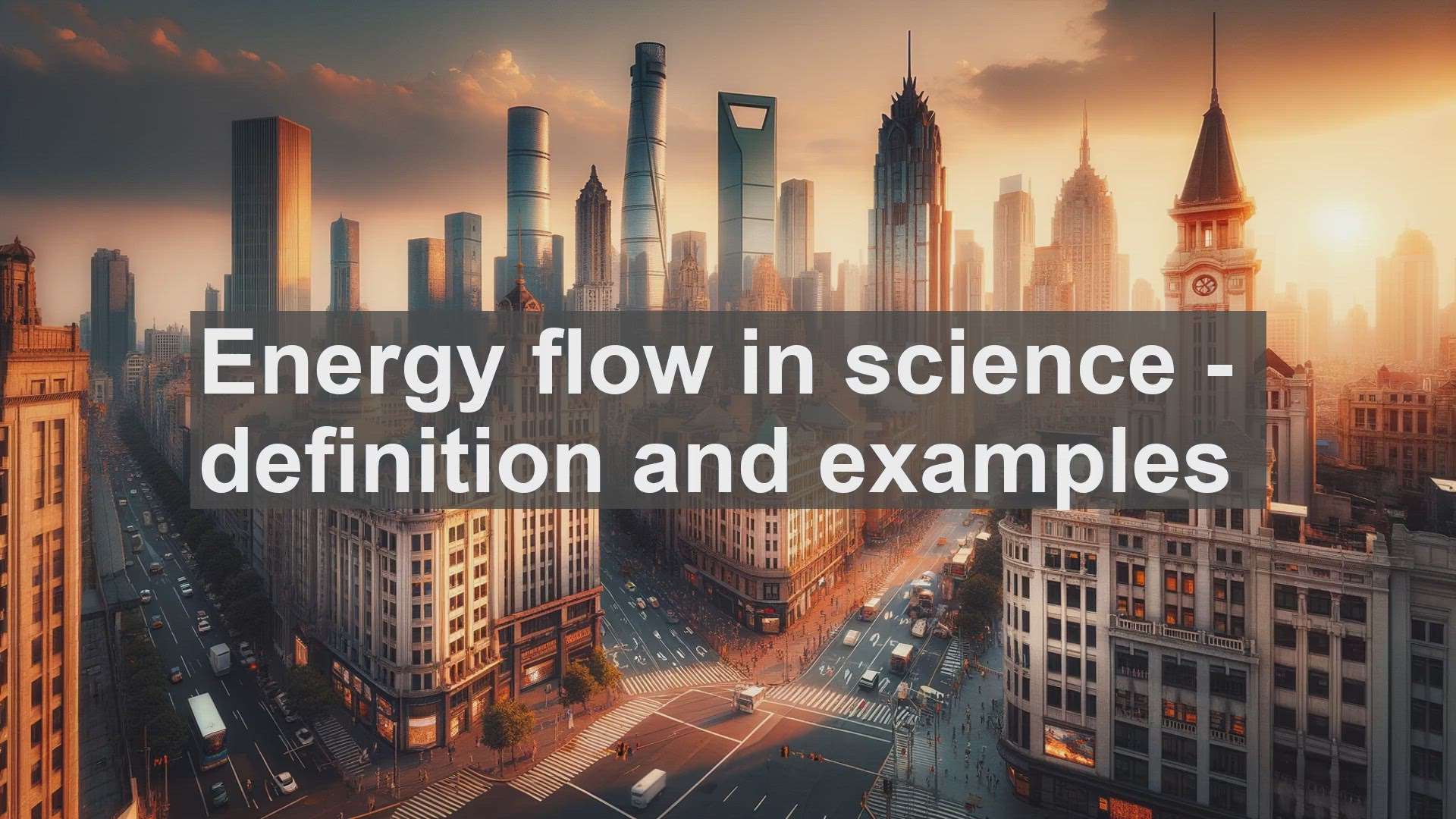 'Video thumbnail for Energy flow in science  definition and examples'