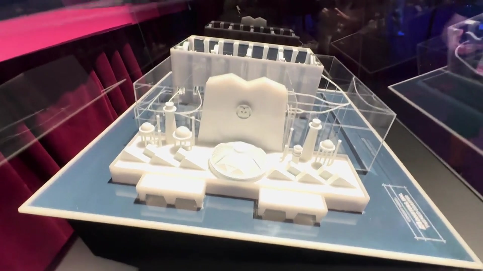 'Video thumbnail for Monsters Inc. Roller Coaster Model at Disney D23 2024'