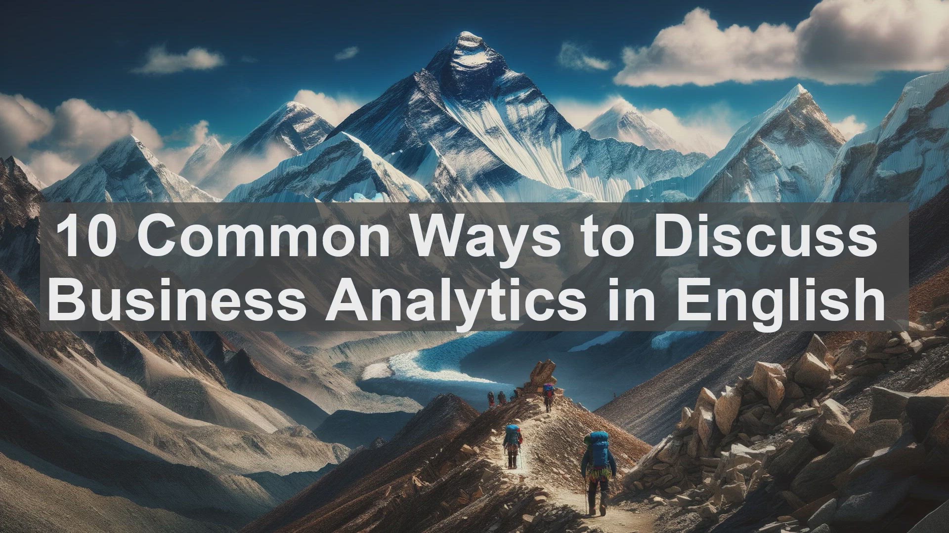 'Video thumbnail for 10 Common Ways to Discuss Business Analytics in English '