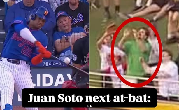 'Video thumbnail for Juan Soto HUMILIATES Heckling Fan with EPIC Home Run Shot!'
