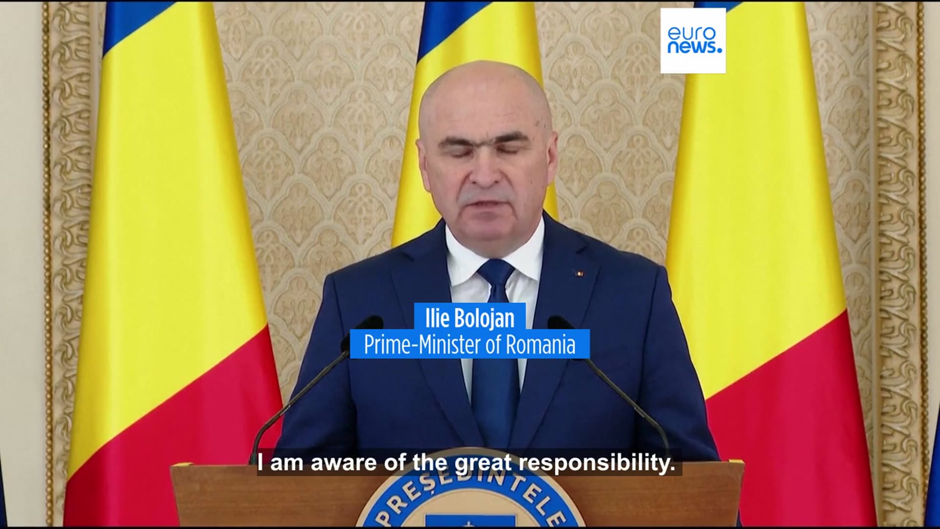 'Video thumbnail for Romania’s new president nominates centre-right former mayor as prime minister'