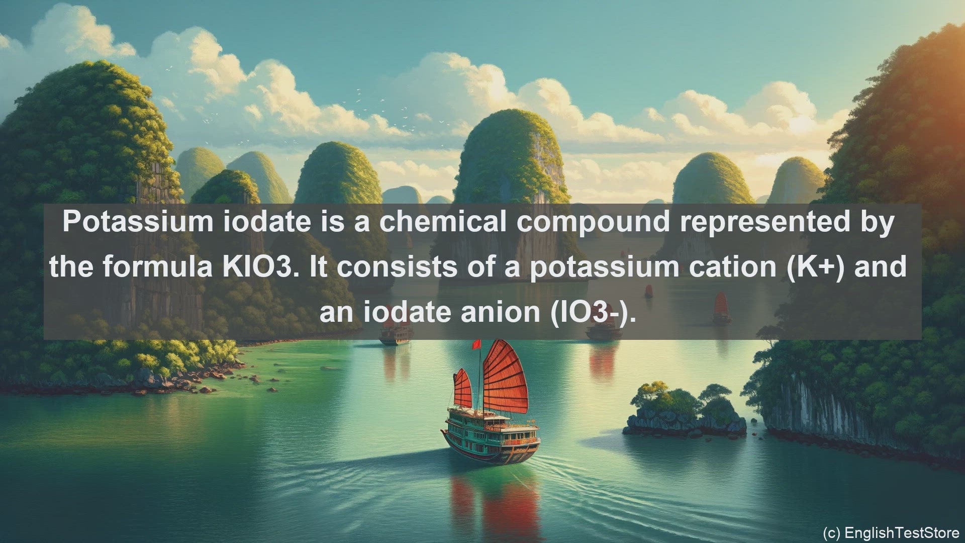 'Video thumbnail for Potassium iodate in science  definition and examples'