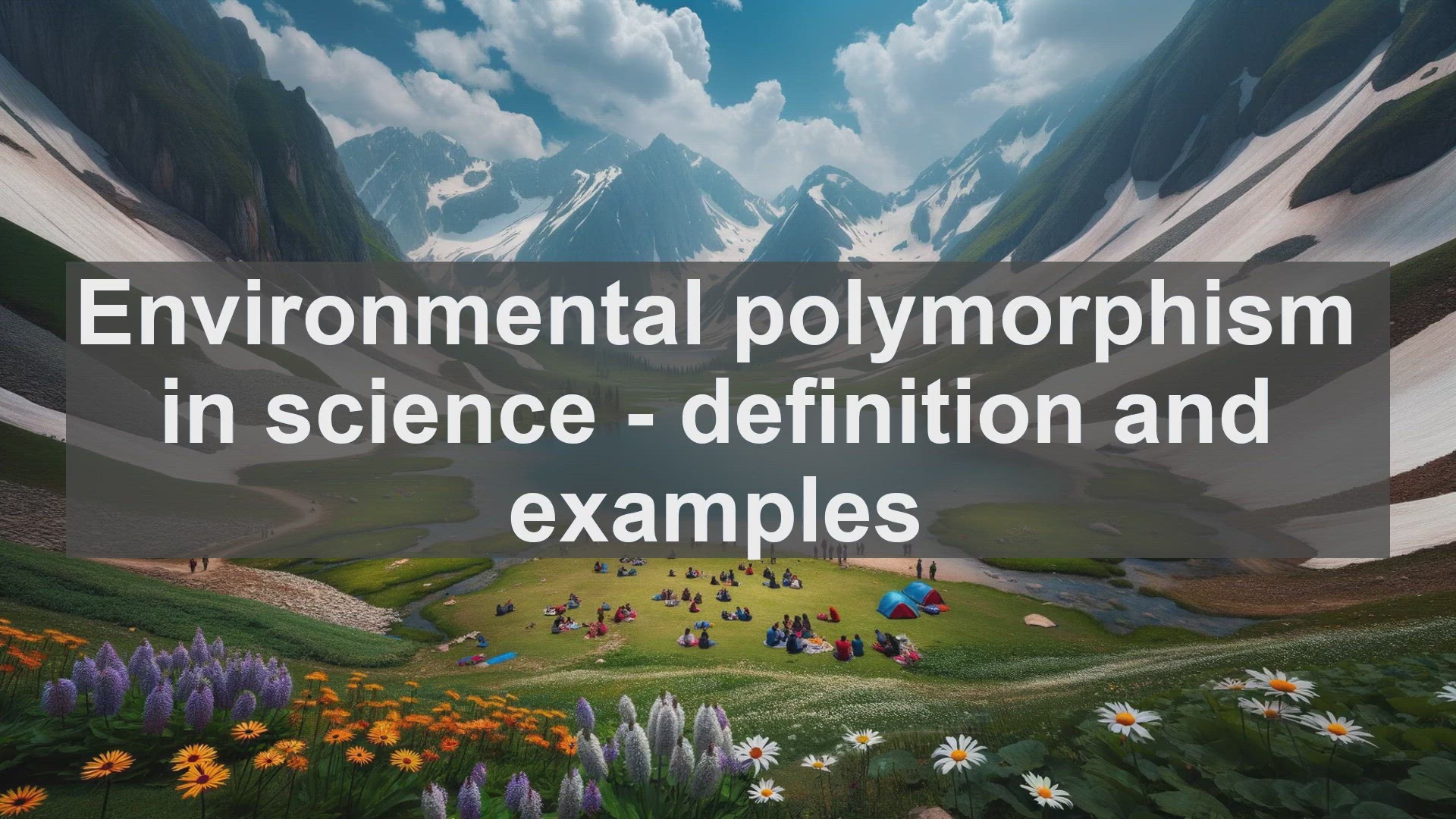 'Video thumbnail for Environmental polymorphism in science  definition and examples'