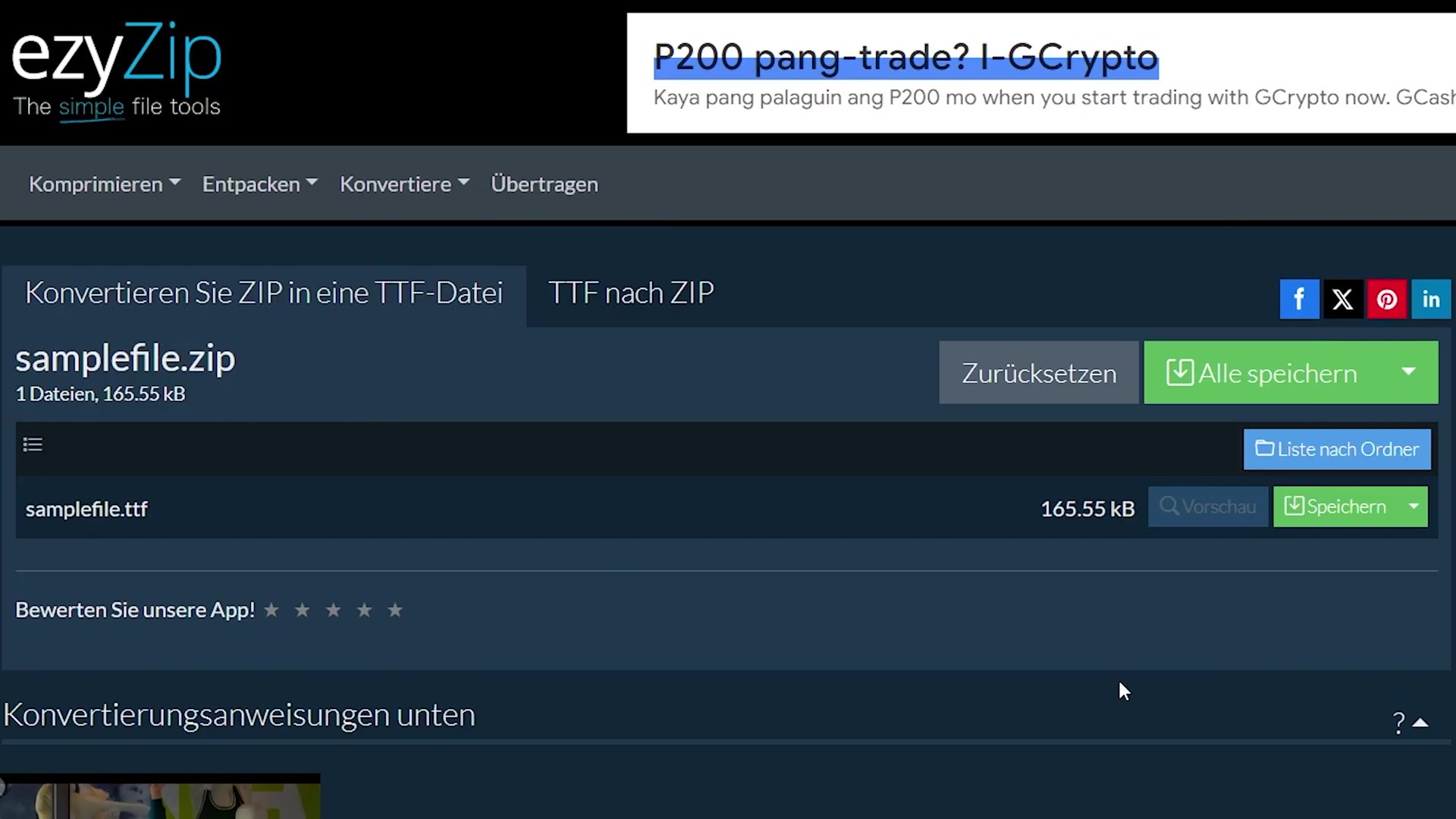 'Video thumbnail for 📦 Wie Man ZIP zu TTF Online Kostenlos Konvertiert | Keine Software-Installation Erforderlich'