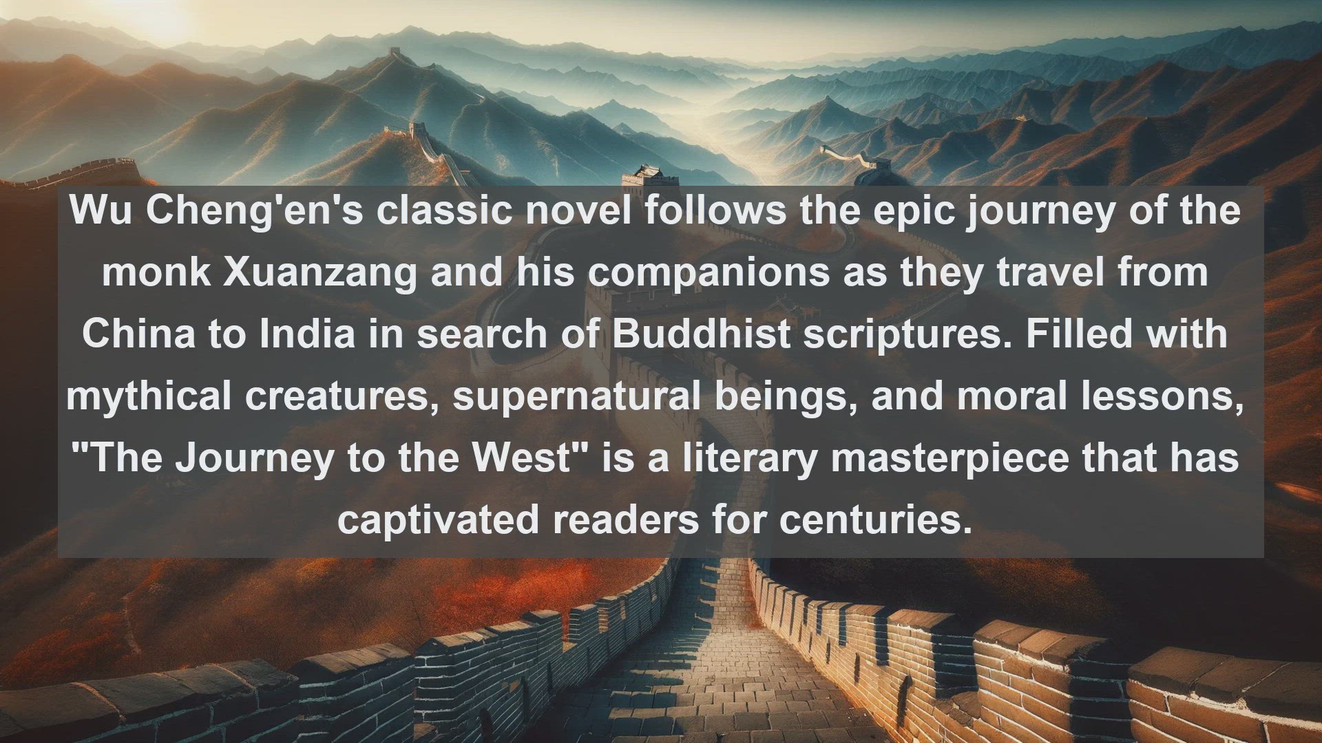 'Video thumbnail for Top 10 Chinese Novels on the Silk Road'