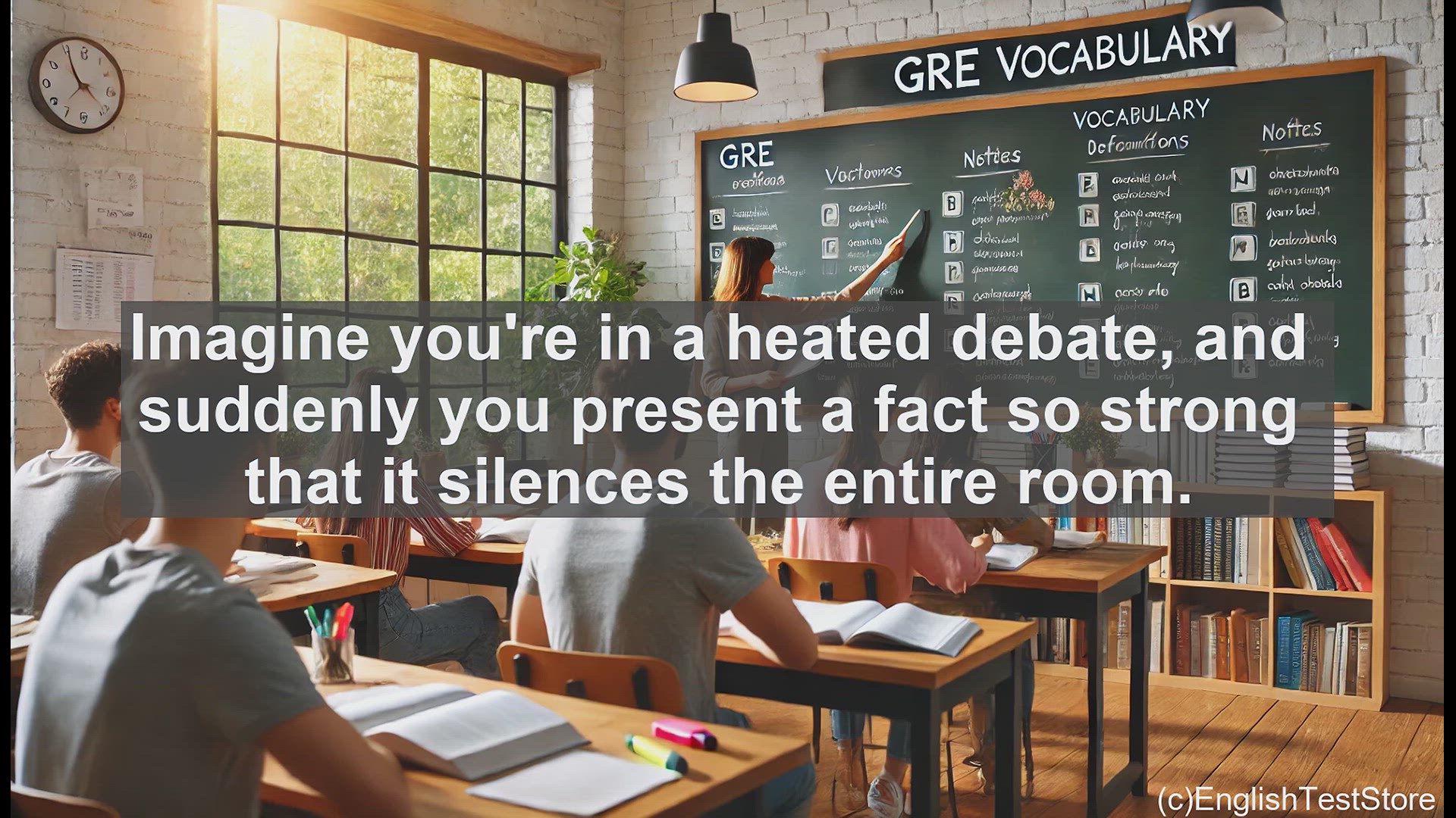 'Video thumbnail for GRE Vocabulary Lesson: Mastering the Power of Indisputable - A GRE Vocabulary Booster'