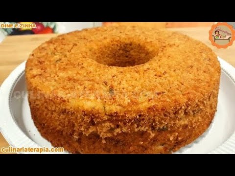 'Video thumbnail for Sem Glúten e Sem Lactose Faça Bolo Salgado com Recheio de Frango'