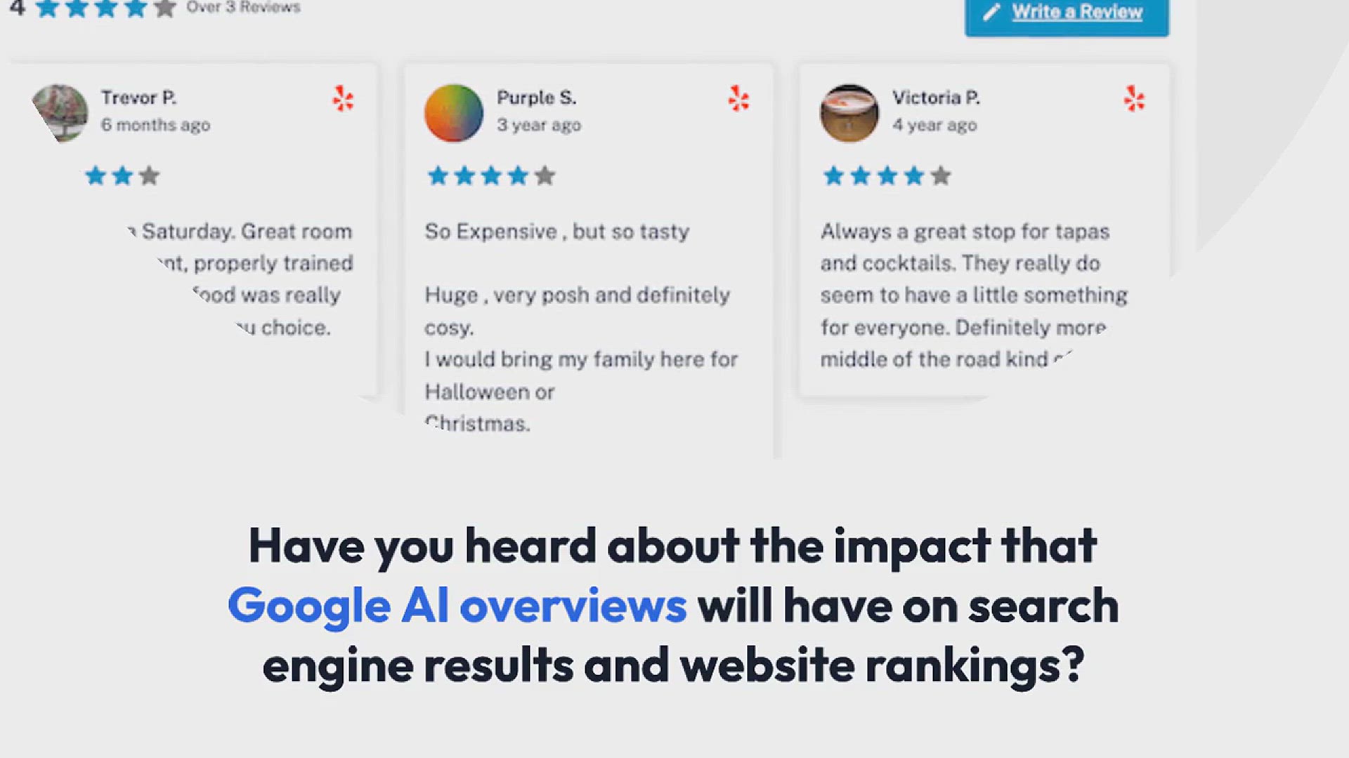 'Video thumbnail for Google Releases AI Overviews (SGE): 7 Tips for WordPress Users'
