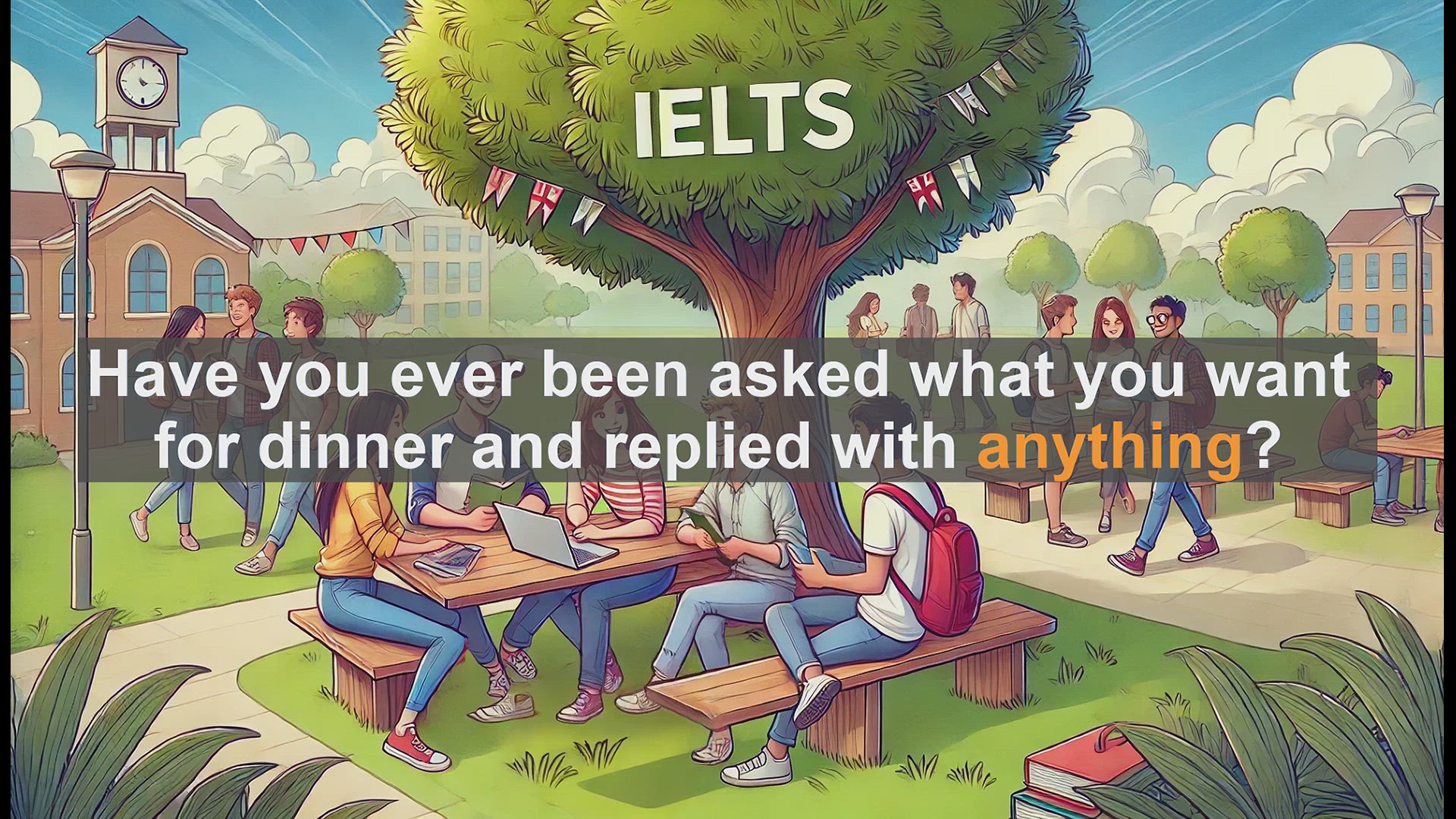 'Video thumbnail for 2500 Must Know IELTS 5.5 Vocabulary - Understanding 'Anything': A Key Word for IELTS Success'