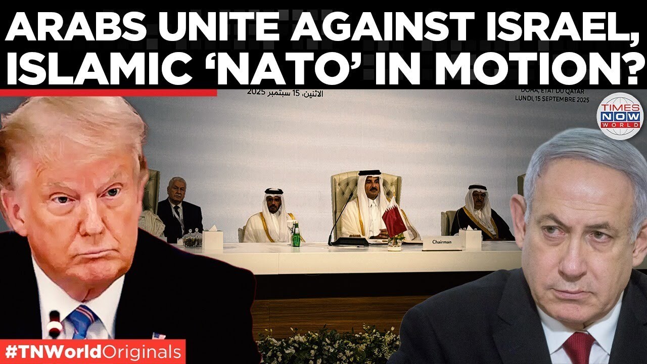 Video thumbnail for Arab’s Own ‘Article-5’ Soon! Islamic ‘NATO’ To Give Israel A Bloody Nose? | Times Now World