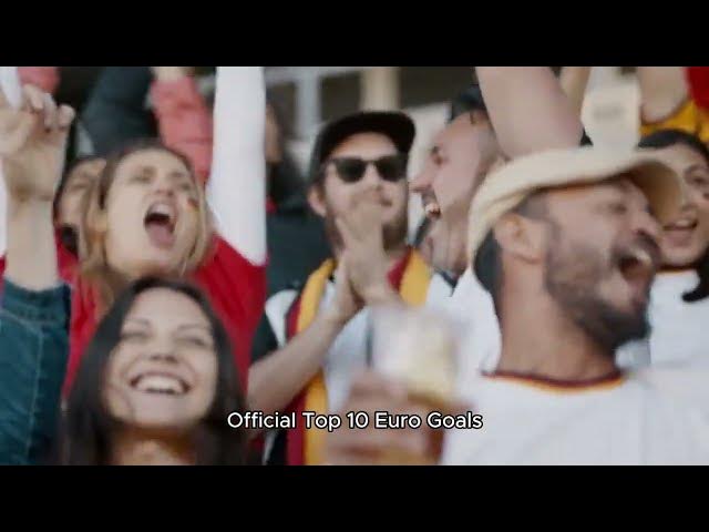 'Video thumbnail for Official top ten EURO goals'