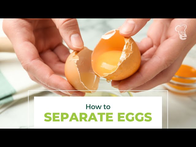 Video thumbnail for How to Separate Eggs | healthEcooks.com