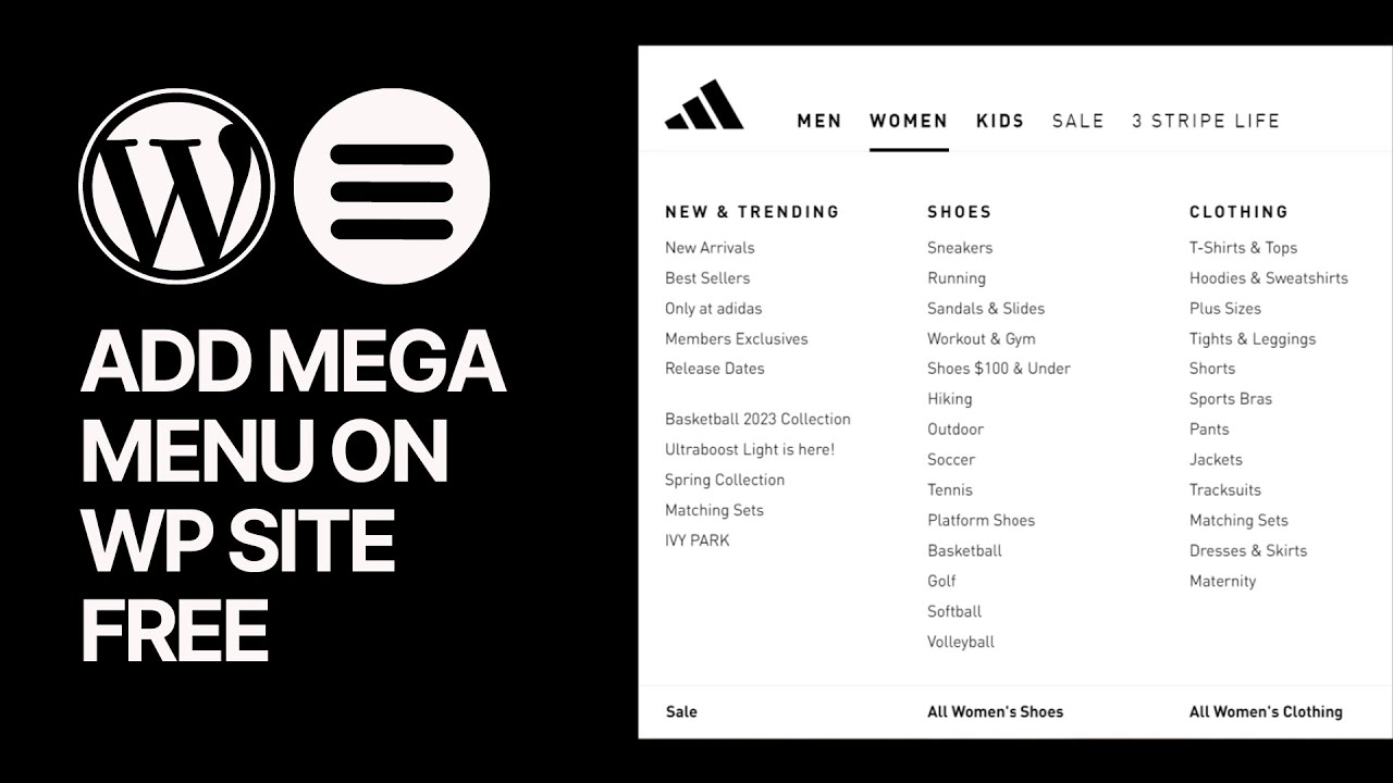 'Video thumbnail for How to Add a Mega Menu on Your WordPress Site Navigation For Free_'
