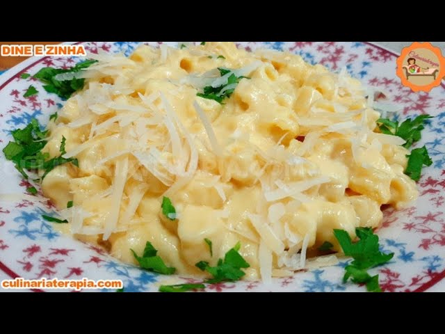 'Video thumbnail for MACARRÃO CREMOSO COM QUEIJO E MILHO - Dyne e Zinha'