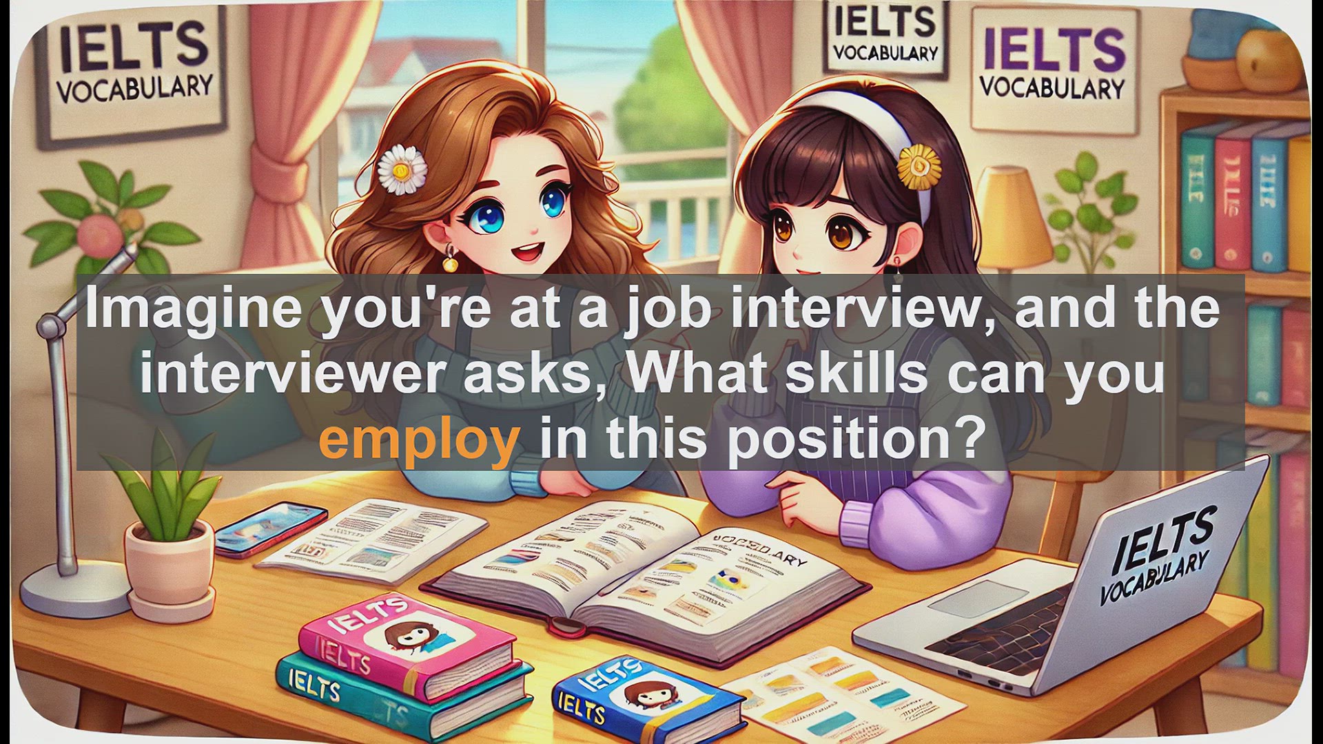 'Video thumbnail for 2500 Must Know IELTS 5.5 Vocabulary - Master the Word 'Employ' for IELTS Success'
