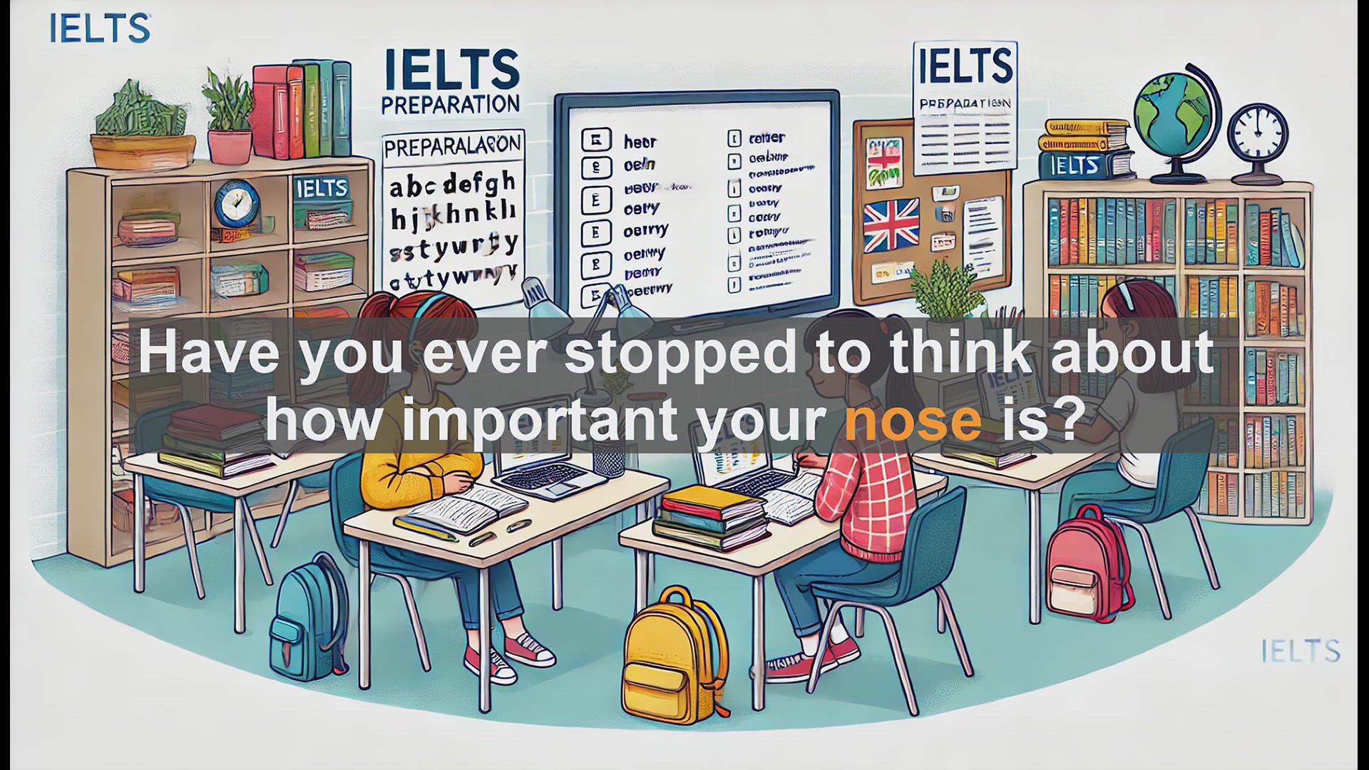 'Video thumbnail for 2500 Must Know IELTS 5.5 Vocabulary - Understanding the Word 'Nose' for IELTS: Definition, Usage, and Common Mistakes'