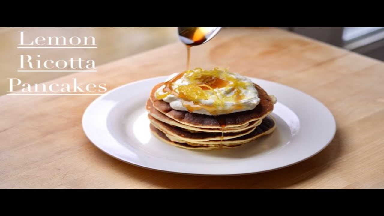 Video thumbnail for Lemon Ricotta Pancakes