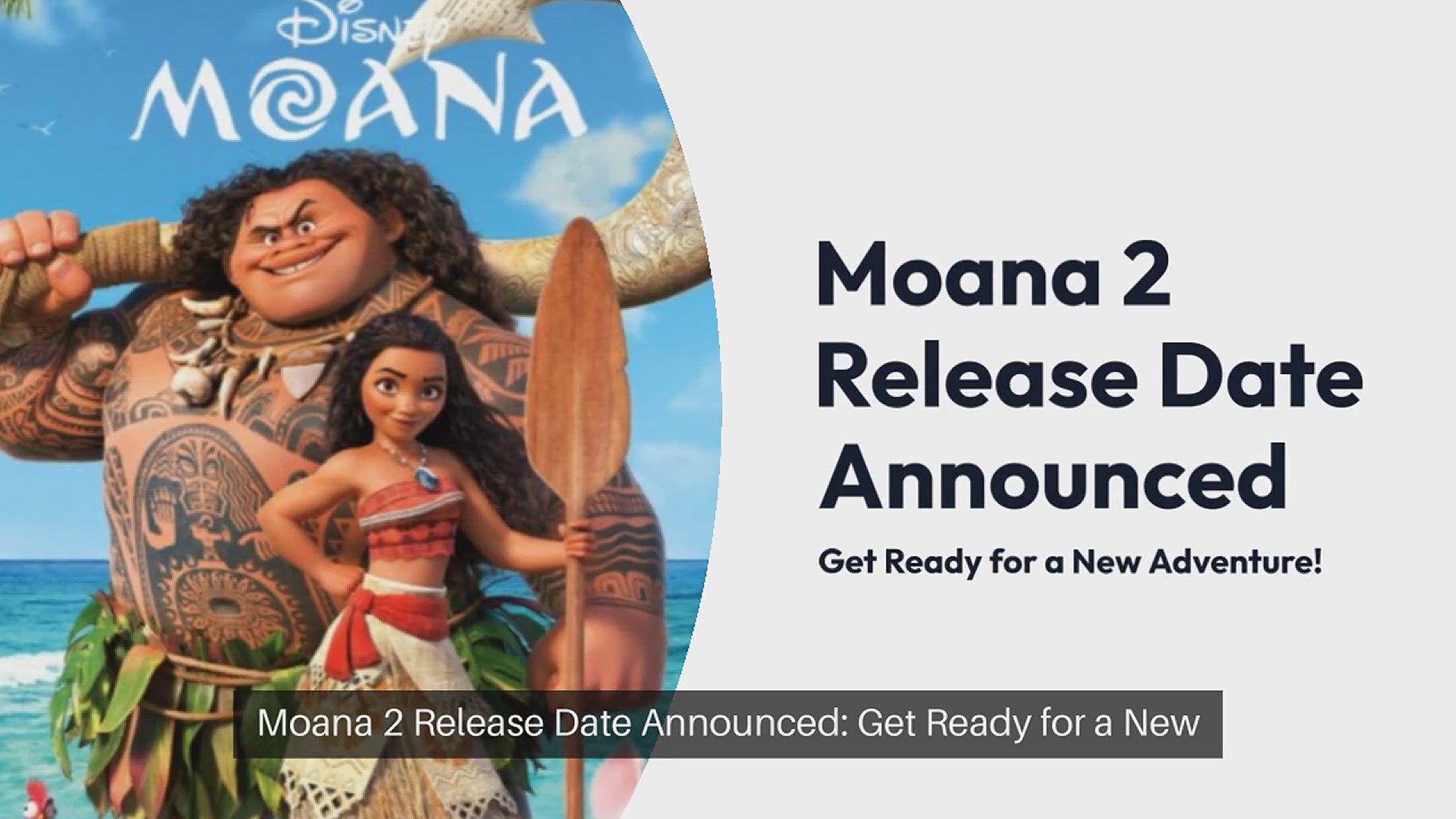 Moana 2 online release date