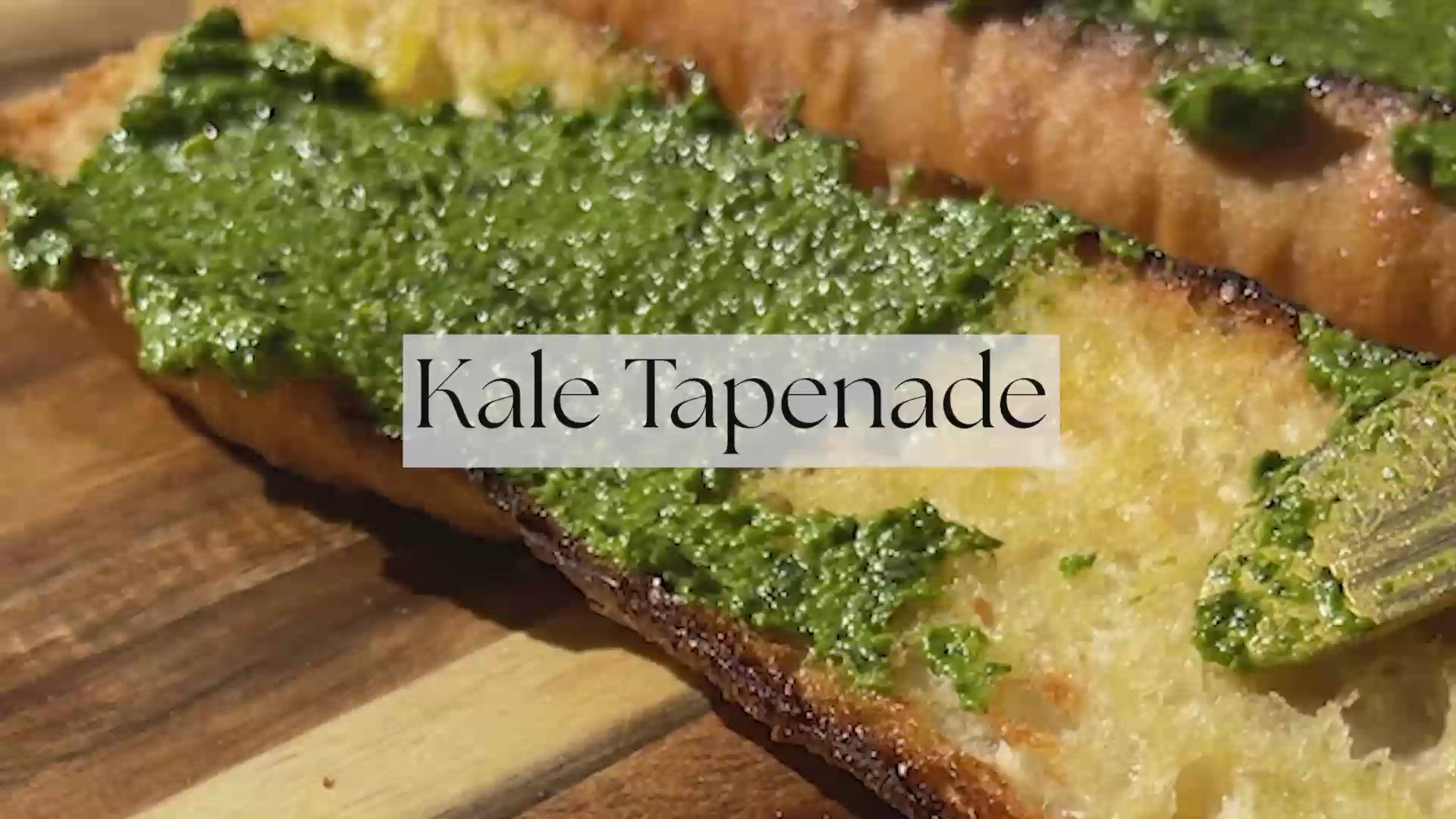 'Video thumbnail for Kale Tapenade'