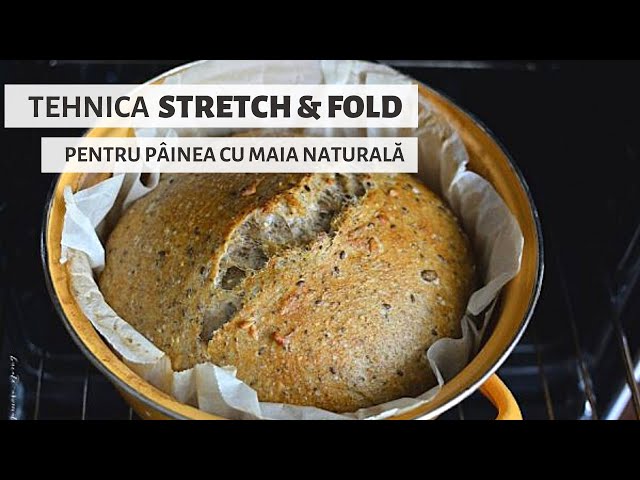 Video thumbnail for Stretch and fold - tehnica pentru pâinea cu maia naturală | Bucate Aromate