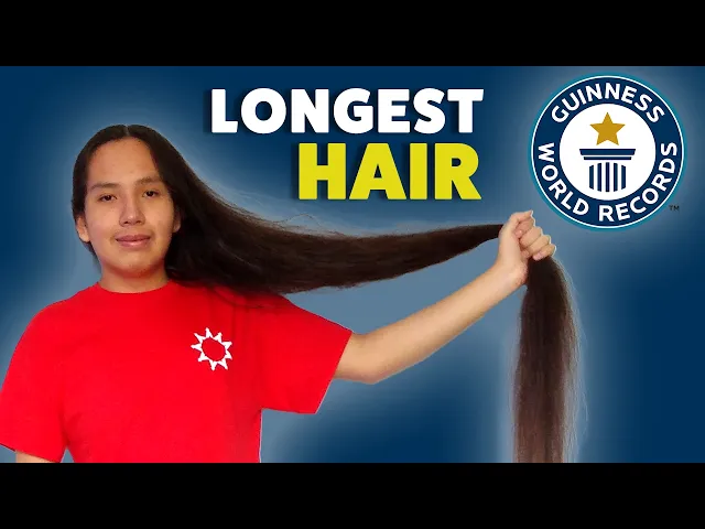 'Video thumbnail for New Longest Hair On A Teenager'