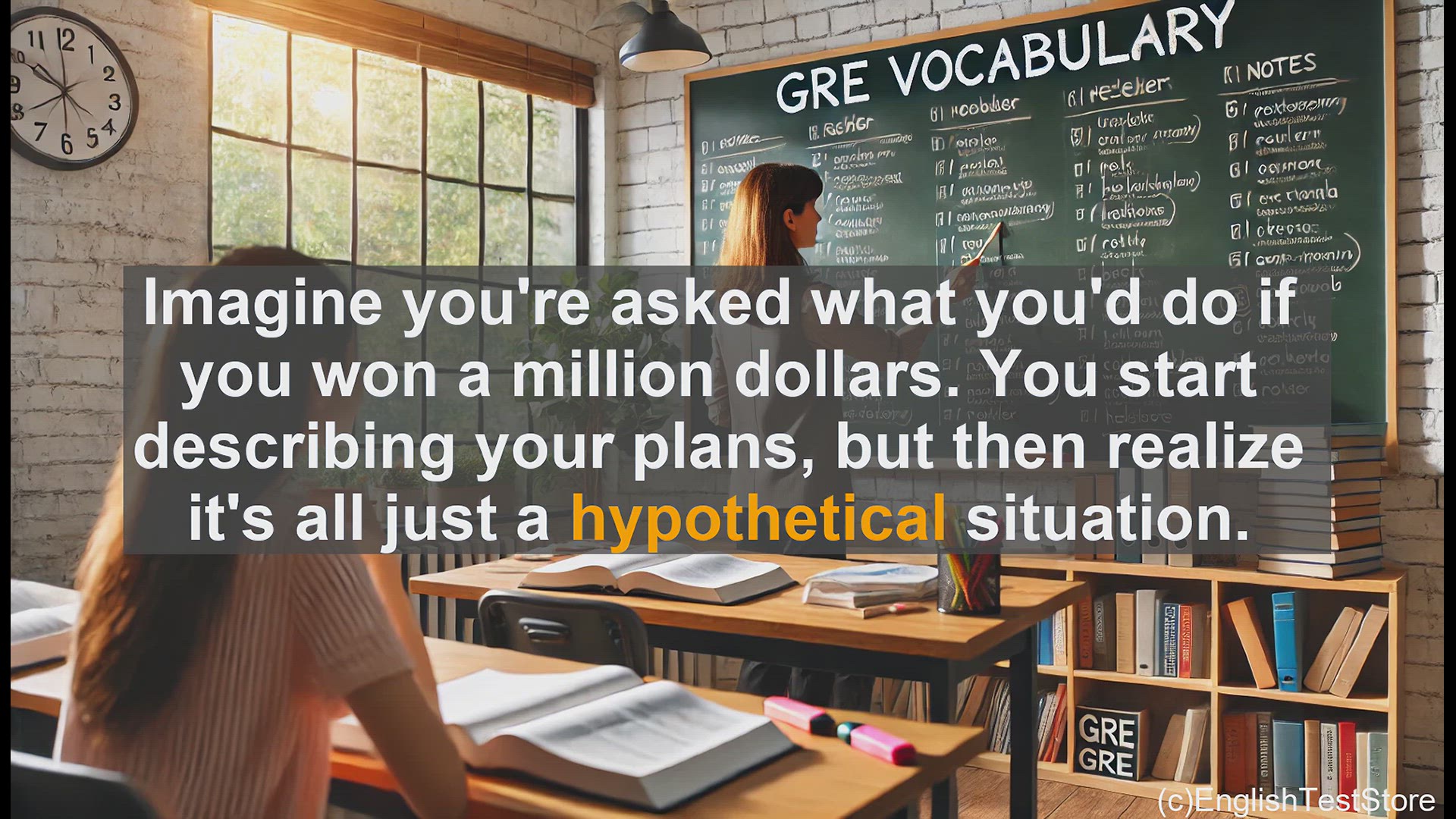 'Video thumbnail for GRE Vocabulary Lesson: Mastering the Hypothetical - A Key to GRE Success'