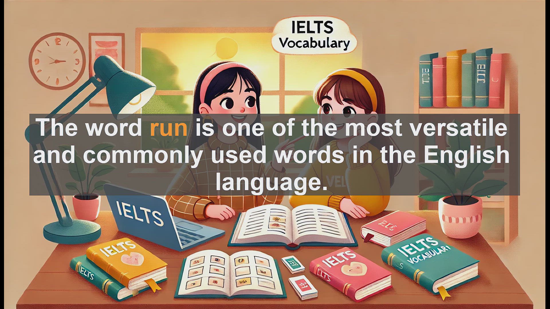'Video thumbnail for 2500 Must Know IELTS 5.5 Vocabulary - Mastering the Word 'Run' for IELTS Success'