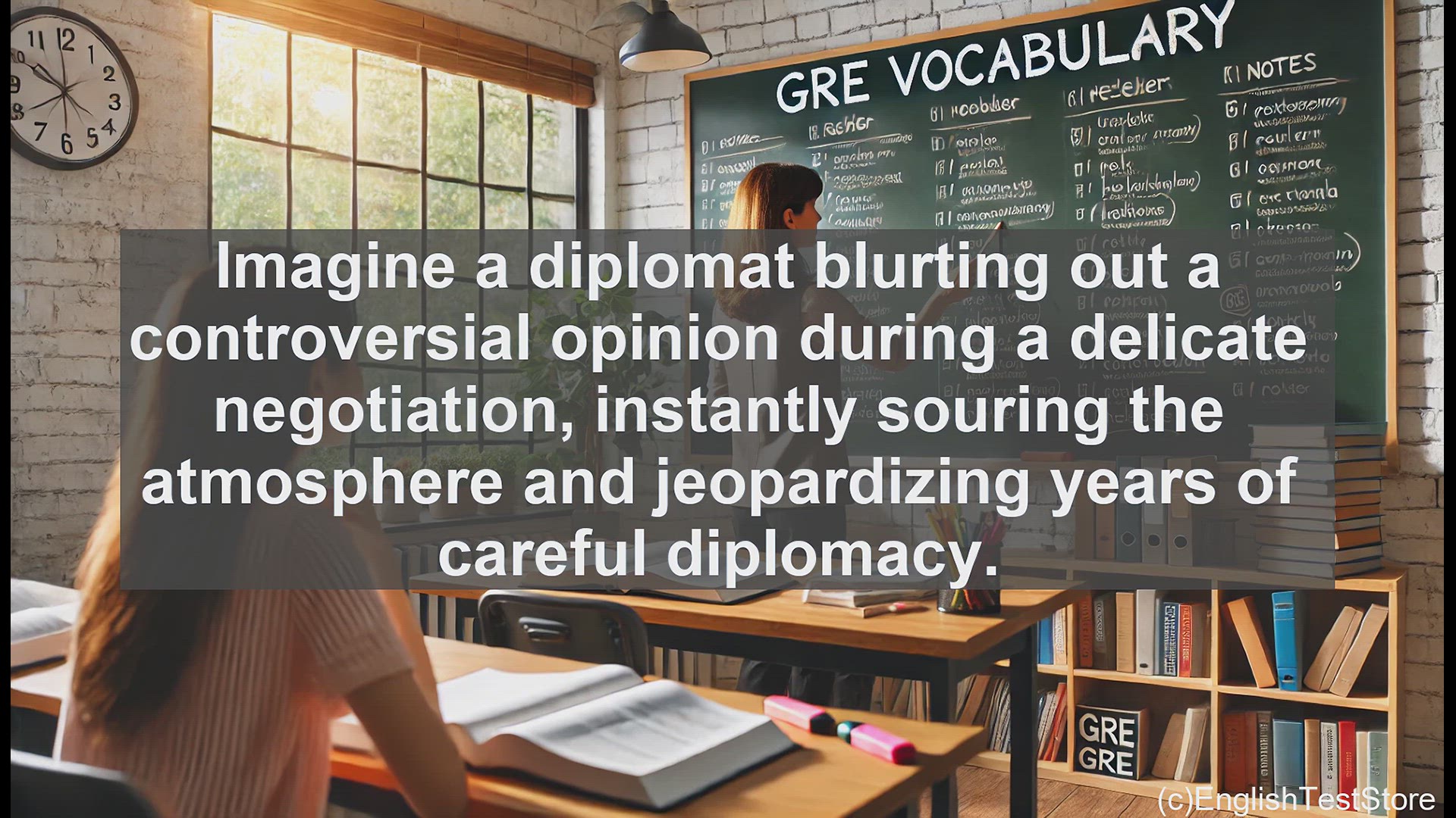 'Video thumbnail for GRE Vocabulary Lesson: The Consequences of Impolitic Actions - Expanding Your Vocabulary for the GRE'
