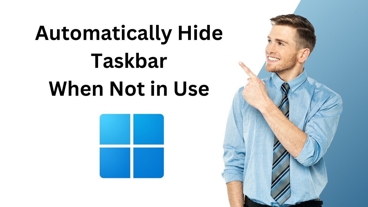 'Video thumbnail for How to Automatically Hide Windows 11 Taskbar When Not in Use | GearUpWindows Tutorial'