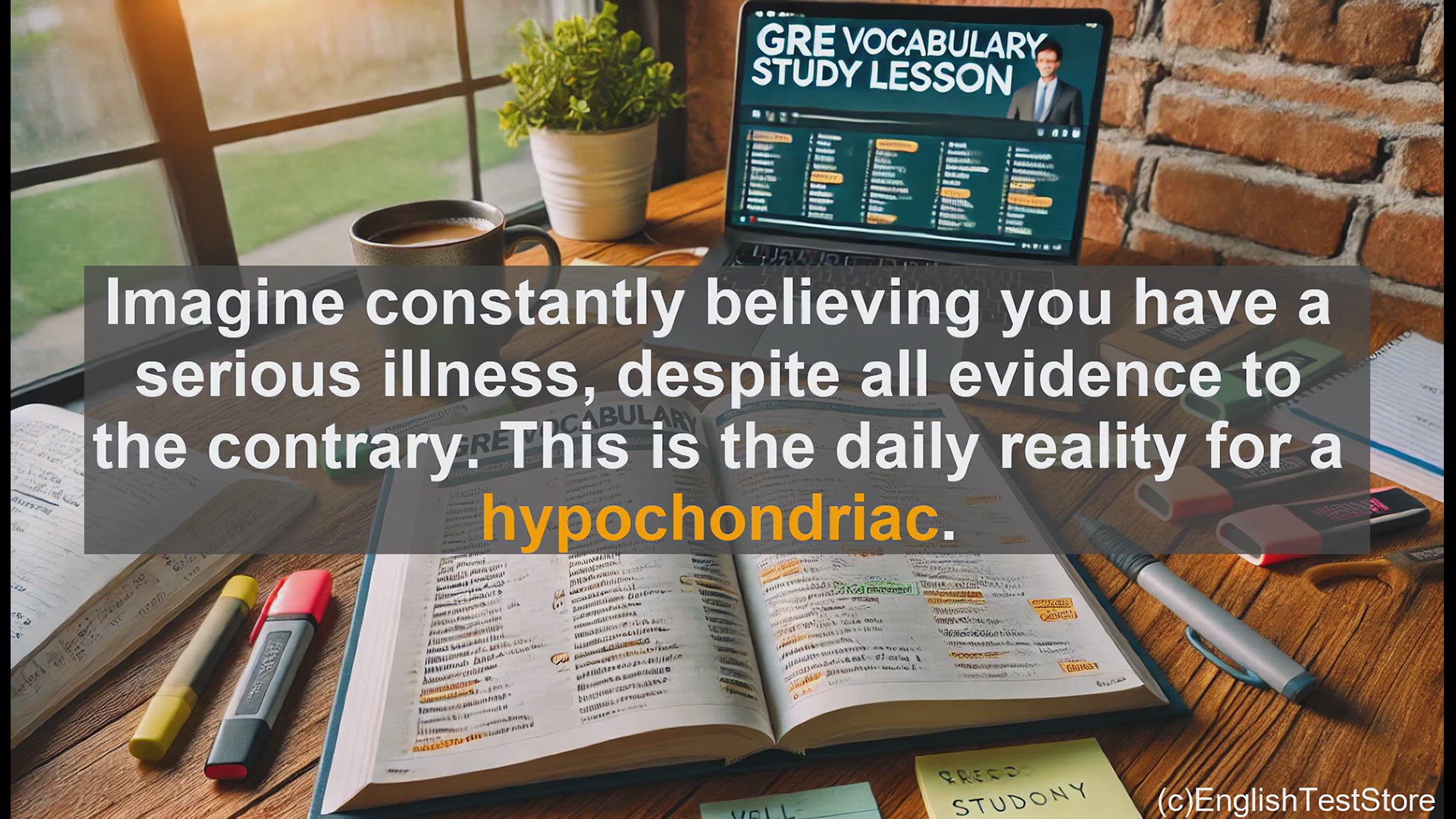 'Video thumbnail for GRE Vocabulary Lesson: Exploring the Intriguing World of Hypochondriacs'
