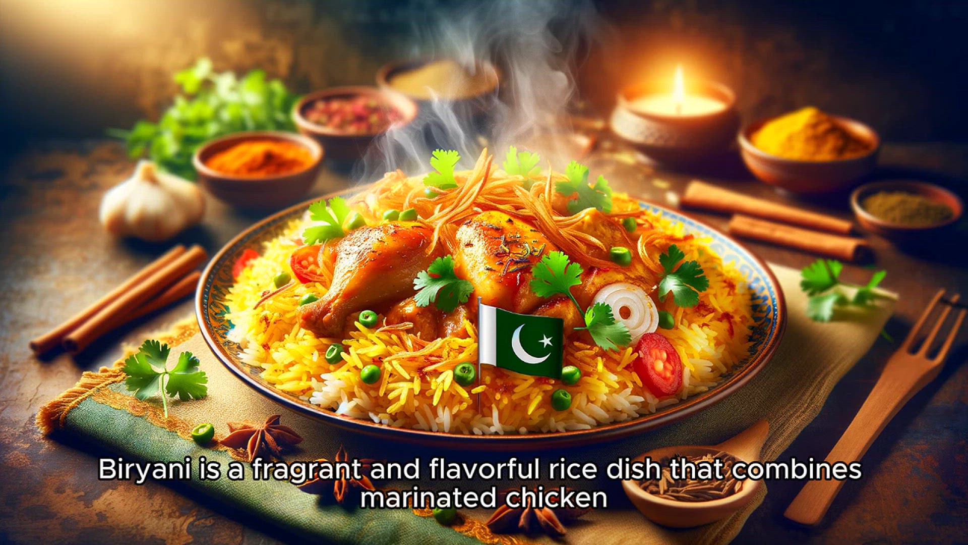Video thumbnail for Pakistani Chicken Biryani Recipe