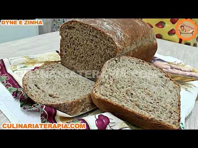 'Video thumbnail for Pão Integral Fofinho com Linhaça Sem Ovo e Sem Leite, Receita Fácil e Econômica'