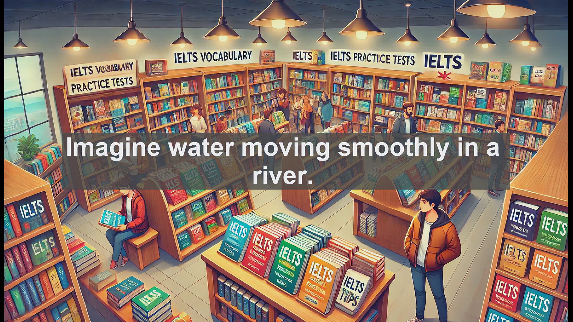 'Video thumbnail for 2500 Must Know IELTS 5.5 Vocabulary - Understanding 'Flow' for IELTS: Definition, Usage, and Examples'