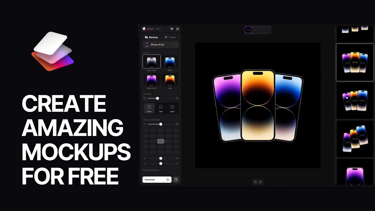 'Video thumbnail for How to Create Amazing Customizable Mockups & Presentations Online & For Free_ Easy & Fast'