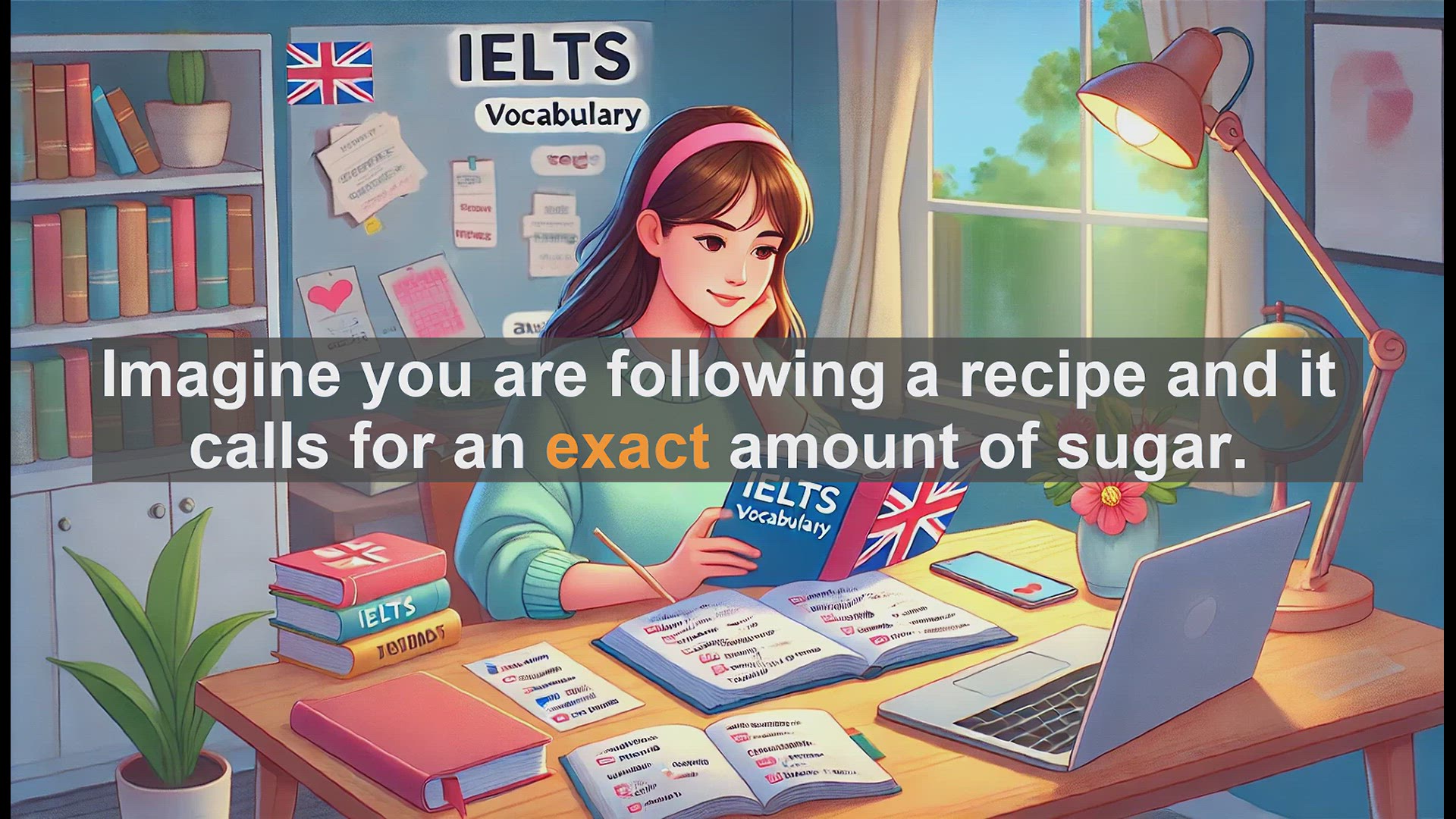 'Video thumbnail for 2500 Must Know IELTS 5.5 Vocabulary - Understanding 'Exact': Precision in Language and Life'