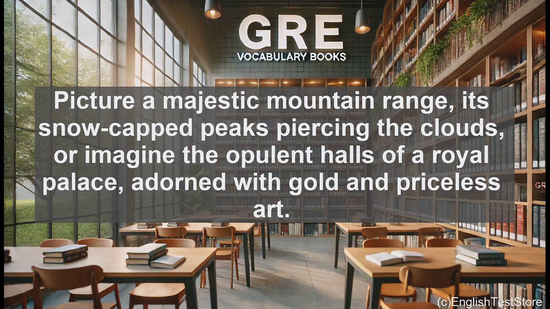 'Video thumbnail for GRE Vocabulary Lesson: The Grandeur of the World'