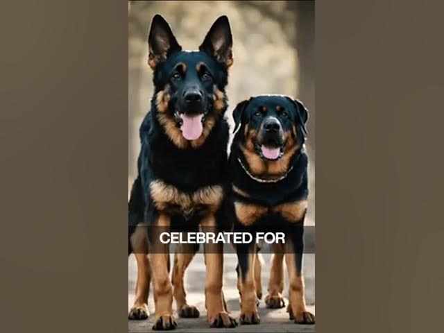 'Video thumbnail for German Shepherd Vs Rottweiler 2'