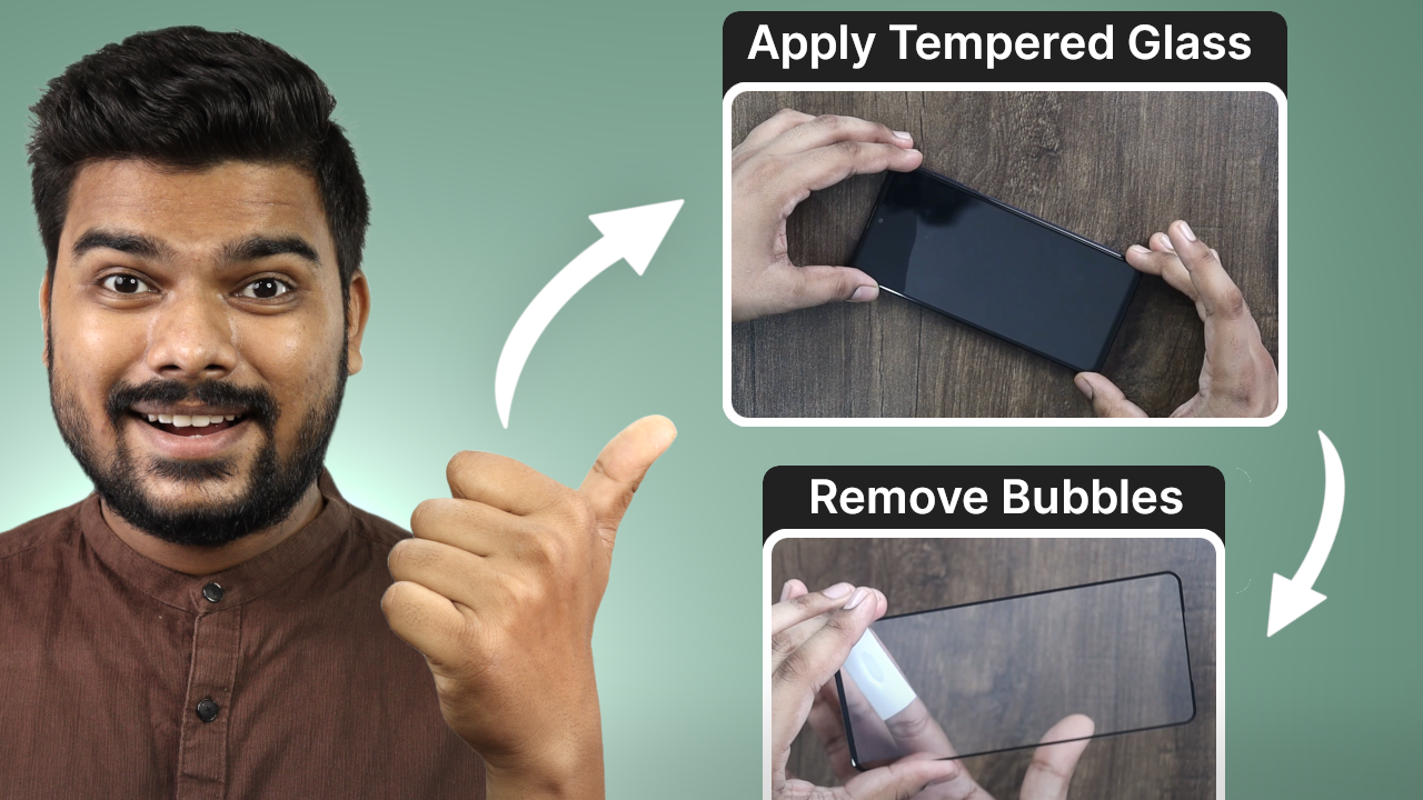 Video thumbnail for How to Apply Tempered Glass on Smartphone & Remove Bubbles