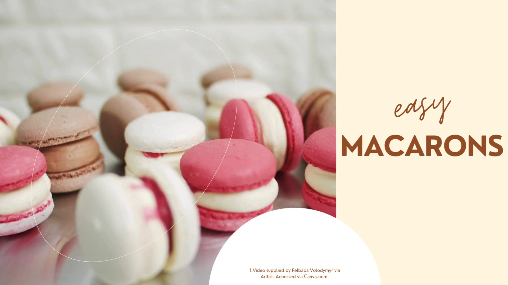 'Video thumbnail for Macarons Recipe'
