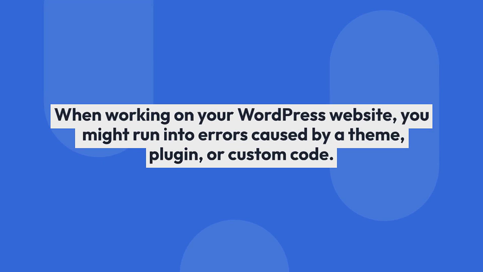 'Video thumbnail for How to Easily Enable WordPress Debug Mode to Fix Site Errors'
