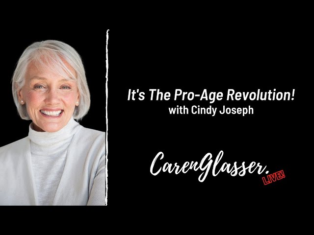 Video thumbnail for Get ready for the Pro-Age Revolution with Cindy Joseph