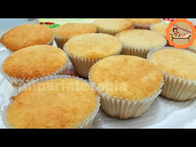 'Video thumbnail for CUPCAKE BOLINHO FOFINHO DE COCO FÁCIL E RÁPIDO, PEFEITO PARA O LANCHINHO DAS CRIANÇAS'