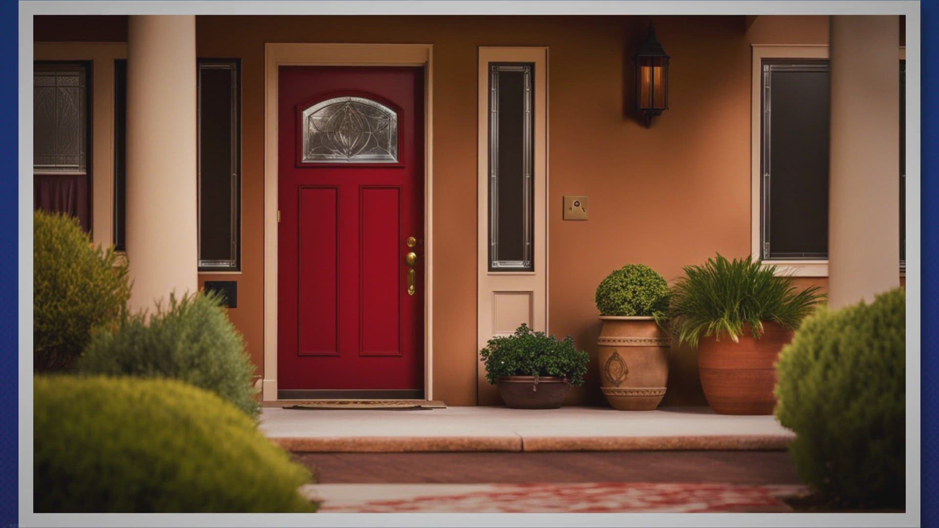 'Video thumbnail for 10 Best Front Door Colors for a Tan House: Add a Pop of Personality!'