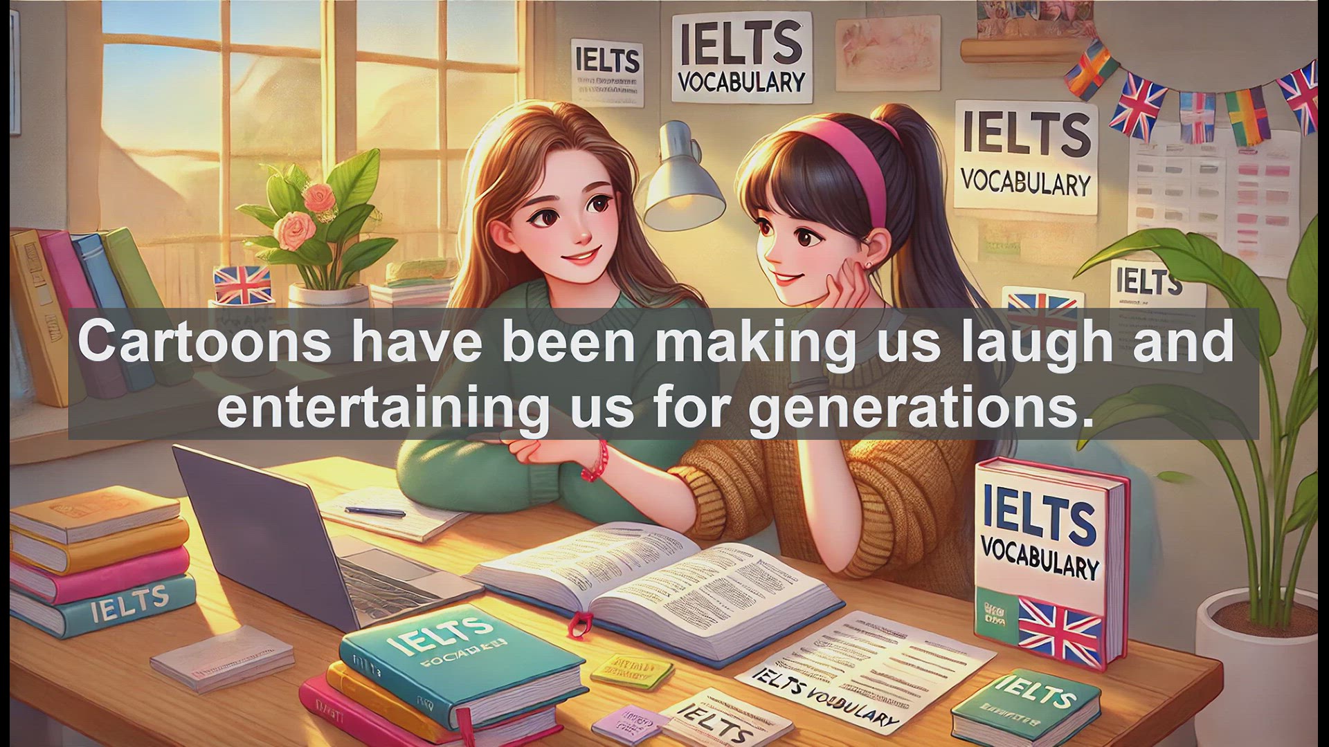 'Video thumbnail for 2500 Must Know IELTS 5.5 Vocabulary - Understanding 'Cartoon': A Guide for IELTS Success'