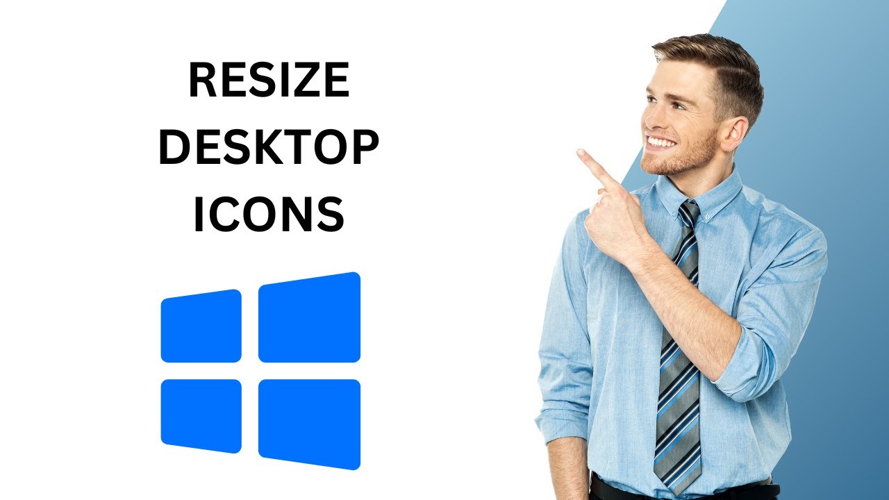 'Video thumbnail for How to Change Icon Size in Windows 10 Desktop | GearUpWindows Tutorial'