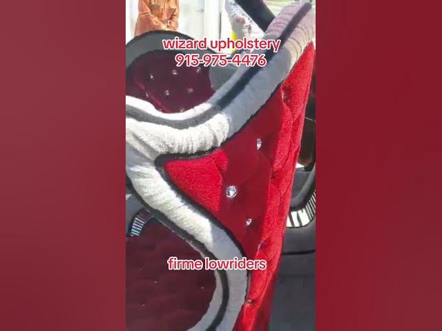 Video thumbnail for best upholstery old school Lowrider style firme lowriders