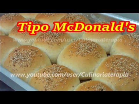 'Video thumbnail for O VERDADEIRO PÃO PARA HAMBÚRGUER - Tipo McDonald's - Dyne e Zinha'