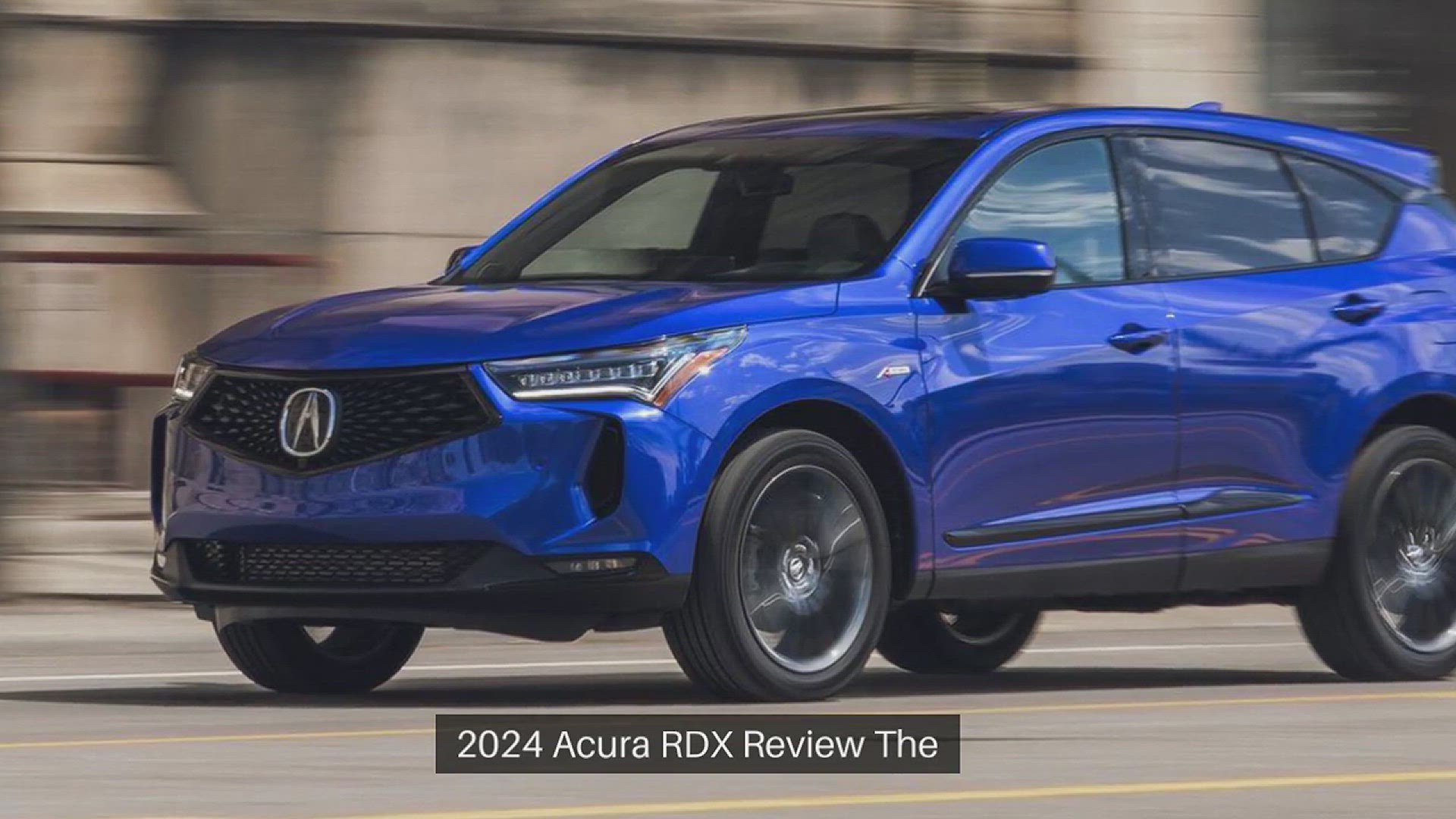 'Video thumbnail for 2024 Acura RDX Review'