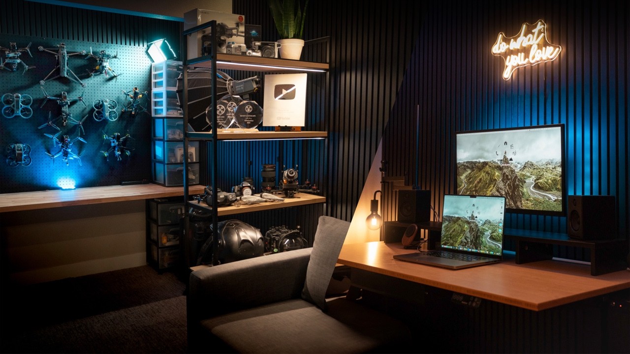 Video thumbnail for I Built my Dream Office ( Filmmaker Edition)